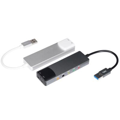 High Resolution USB External Sound Adapter with Optical Fiber SPDIF Input/Output for Enhances Sound Experiences