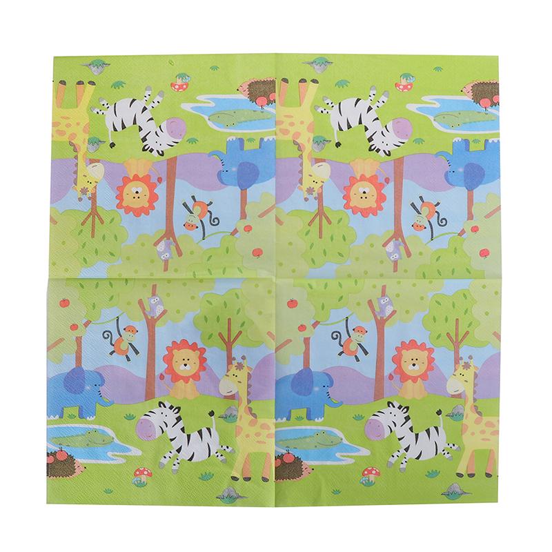 Buy 20Pcs Jungle Theme Paper Napkins Jungle Animals Napkins Kids