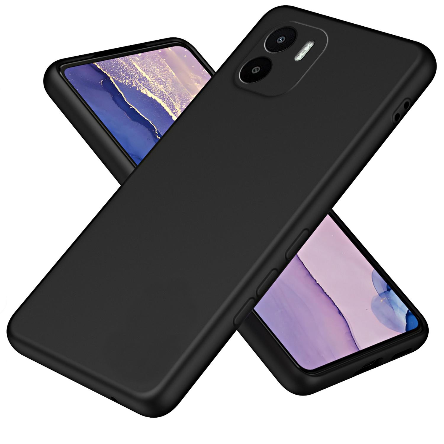 

Розкішний рідкий силіконовий чохол для Xiaomi Redmi A1 A2 Plus Armor Shockproof Soft Phone Cover для Redmi A1 A2 + чохол Plus Redmi A2 Plus чорний