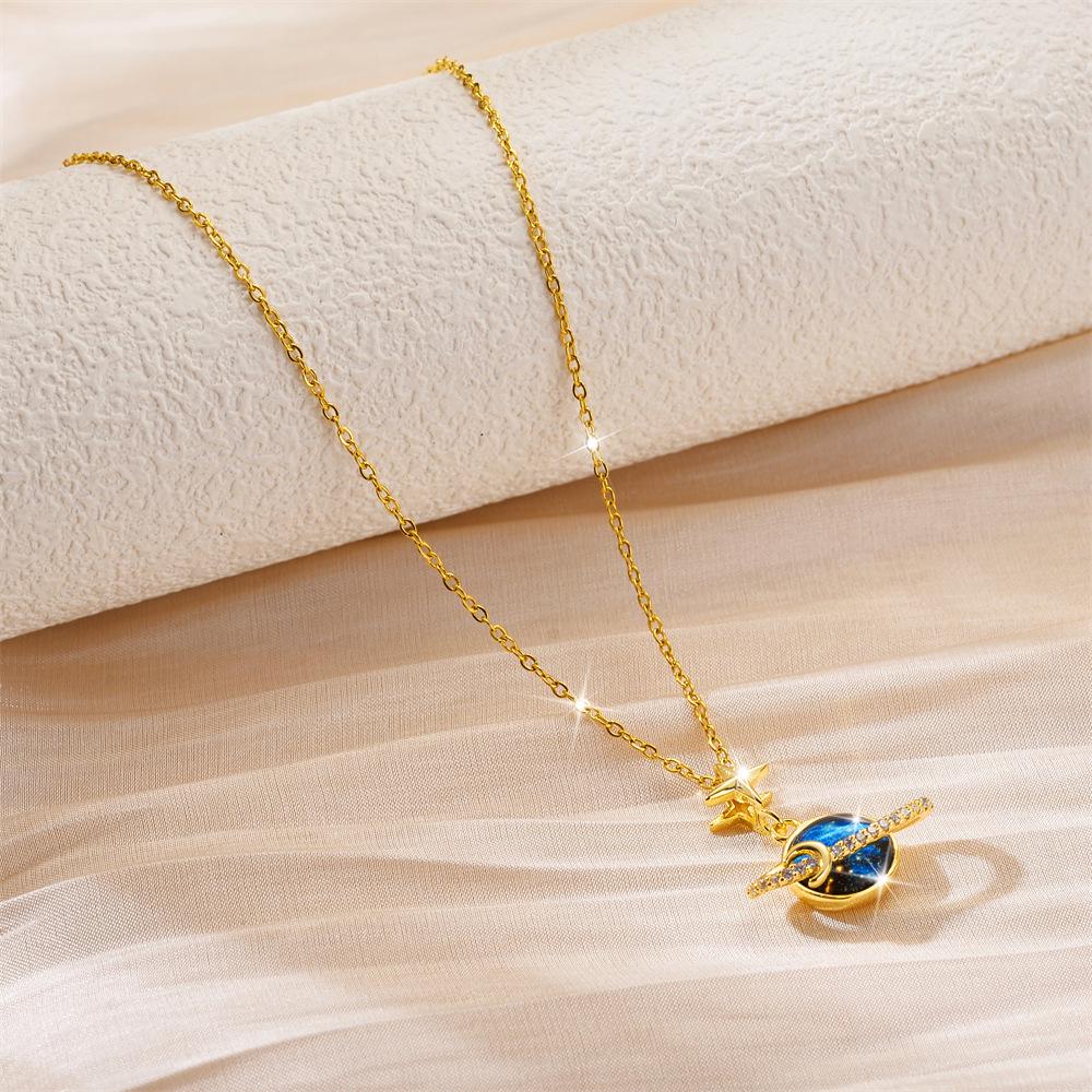 Simple Fashion Titanium Steel Women's Necklace - Non-fading, Luxurious, Versatile, Korean Style Clavicle Chain