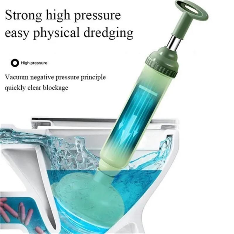 Toilet Plunger High Pressure Pump Anti Clogging Toilet Cleaner for Bathroom Kitchen Sink Drain Shower Tub Cleaning Pipe Plunger
