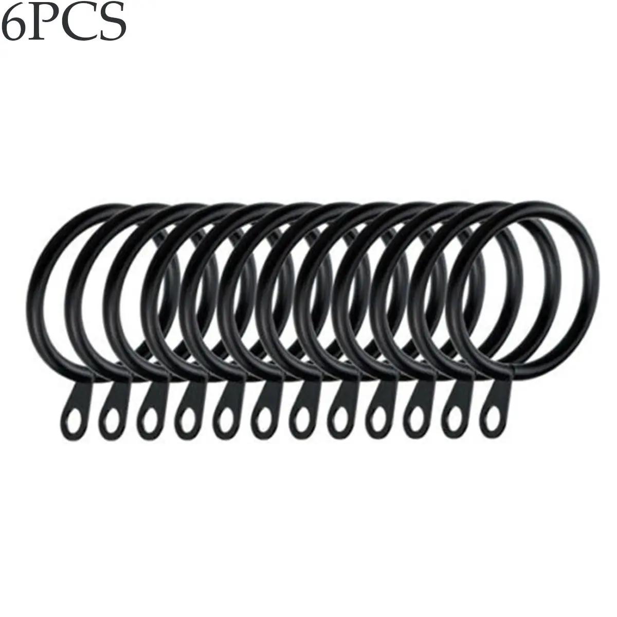 

Metal Curtain Rings, Hanging Hooks for Curtains, Rods, Pole Voile, Heavy Duty Rings, 6Pcs, 96Pcs