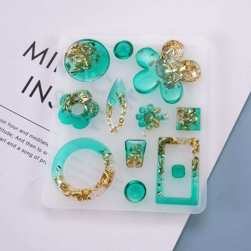 Poppy Flower Resin Mold for DIY Earrings and Pendants - Handmade Jewelry and Ornaments.