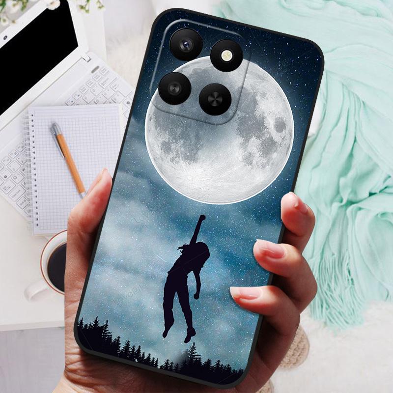 For Honor 400 Smart Case NEW TPU Silicone Shockproof Cat Phone Cover For Honor X7d 4G 5G / Play 10T 5GFunda Printing Soft Coque
