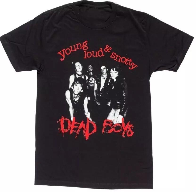 Vtg Dead Boys Concert Tour Cotton Black Full Size Men Women Shirt Unisex T-Shirt XL