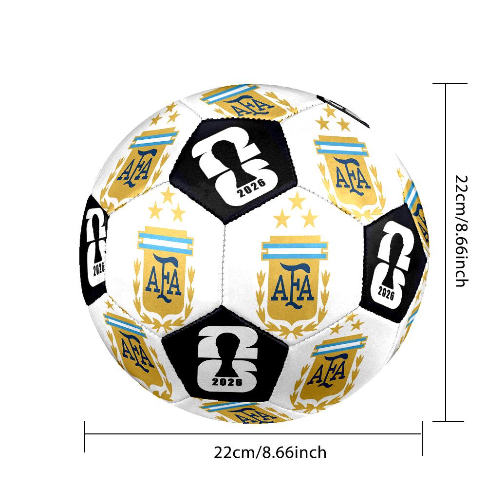 1pc Argentina Football Size 5 Soccer Ball Professional Match Training Football Indoor &Outdoor Sports Ball Club Training Ball Lightweight Durable y47