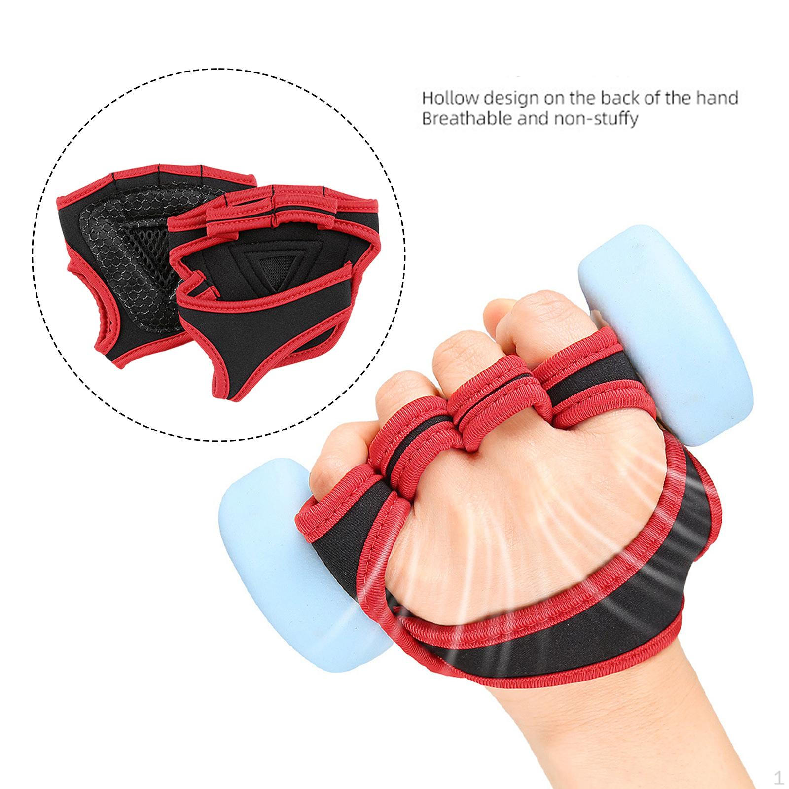 

2 Pieces Weight Lifting Grip Pads Hand Guards Gym Grips Palm Protector for Powerlifting XL