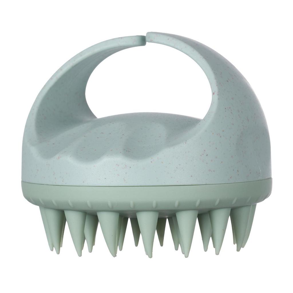 Wheat Straw Handle Shampoo & Scalp Massager Brush with Short/Long Teeth