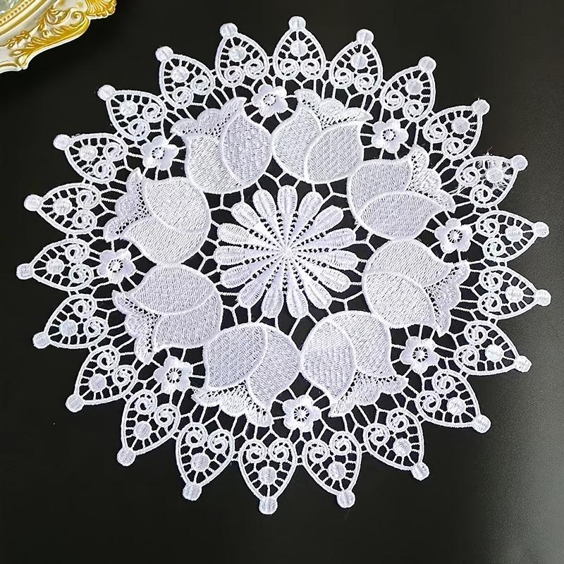 Круглые подставки под стаканы и подставки под миски в европейском стиле, тканевые салфетки для стола, подставки под тарелки, подставки под вазы 1pc