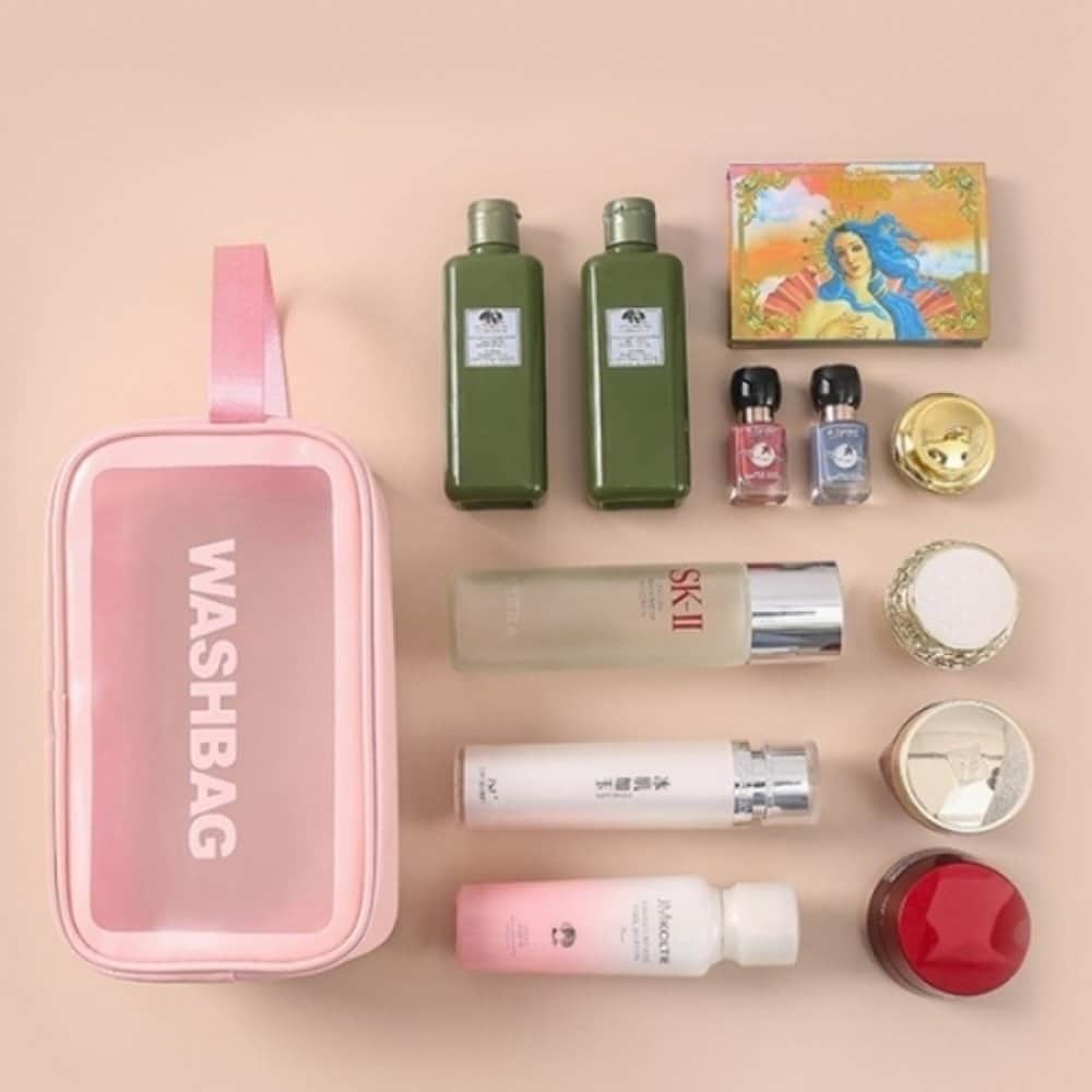

WASHBAG Travel Multipurpose Waterproof Wash Bag 16cmX26cm (Bag Only) white