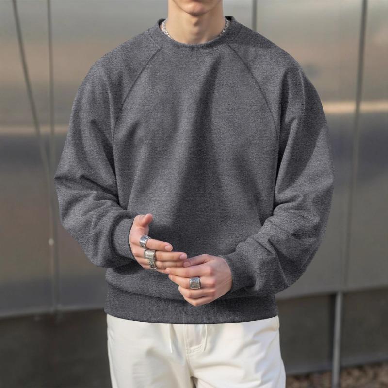 2026 Autumn and Winter New Round Neck Sweatshirt Loose Large Size Top
