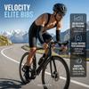 Salopette da Ciclismo Senza Cuciture Imbottitura 9D Pro Pantaloni da Ciclismo MTB Neri da Uomo Bici Gravel