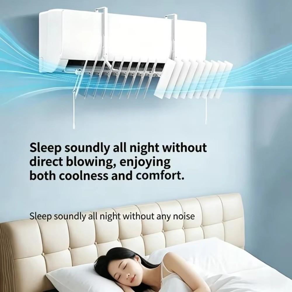 Easy Installation Air Conditioner Windshield Wall-Mounted Air Outlet Baffle Indoor Cooling