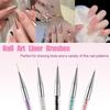 5Pcs/Set Professional 2 Ways Nail Art Dotting Pen Plastic Swirl Wood Marbleizing Steel Rhinestones Pickup Pen Manicure Tools