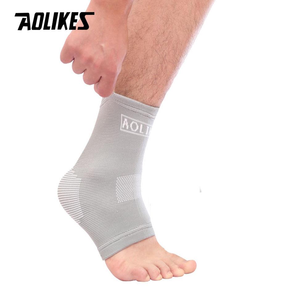 Aolikes 1 Stück Neue Atmungsaktive Knöchelbandagen Für Männer Und Frauen, Kompressions-Knöchelstütze Für Basketball Laufen Wandern Sport