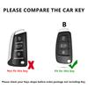 Car Key Case For Jac J3 T6 T8 J4 J5 J6 M3 V7 S5   Keychain Remote Protection Cover Shell Ring Holder Fob Accessories