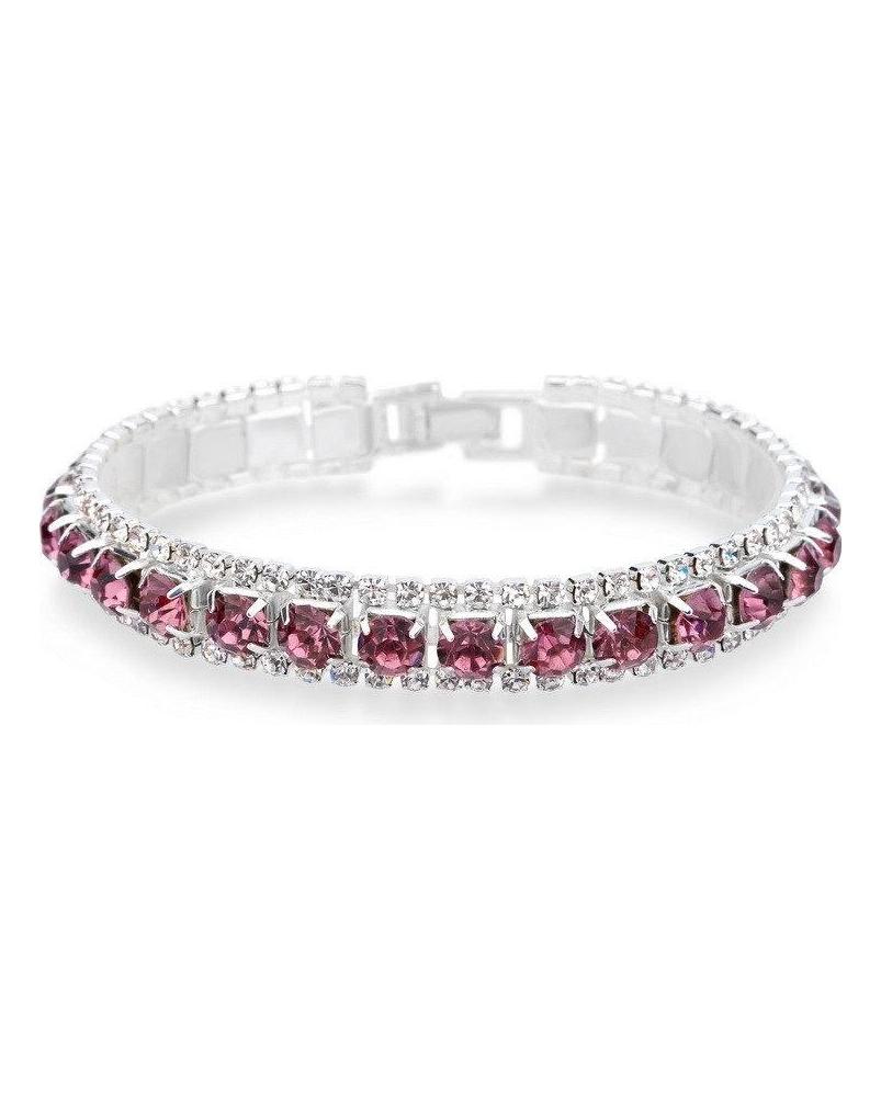 New Fashion Rhinestone Bracelet Bride Full Diamond Bracelet Wedding Clothing Wedding Accessories Women's High-Grade Shiny Bracelet