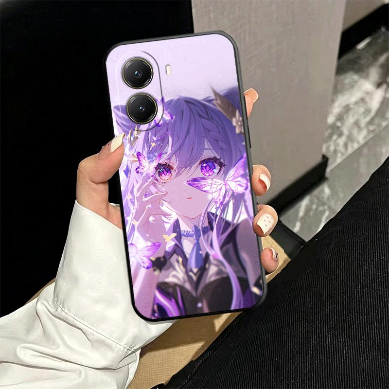 Genshin Impact Keqing Soft Phone Case for Xiaomi Poco X5 X6 X7 X8 Pro Max X3 F7 F8 Ultra M8 M7 M6 M5 Redmi 15 15C 14C 13C 12C X4