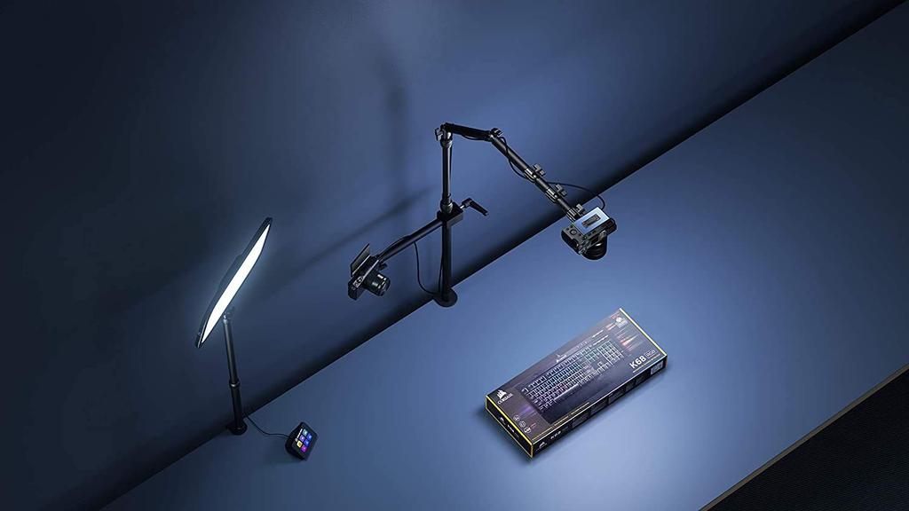 Elgato Solid Arm, a Photography Support Arm for Additional Gear, Cameras, and Lighting Equipment, Compatible with Multiple Mount Accessories.