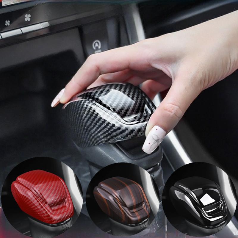 Car Gear Shift Knob Gear Head Cover Trim Accessories For Toyota RAV4 2020 - 2025 Highlander Crown Kluger Venza Camry