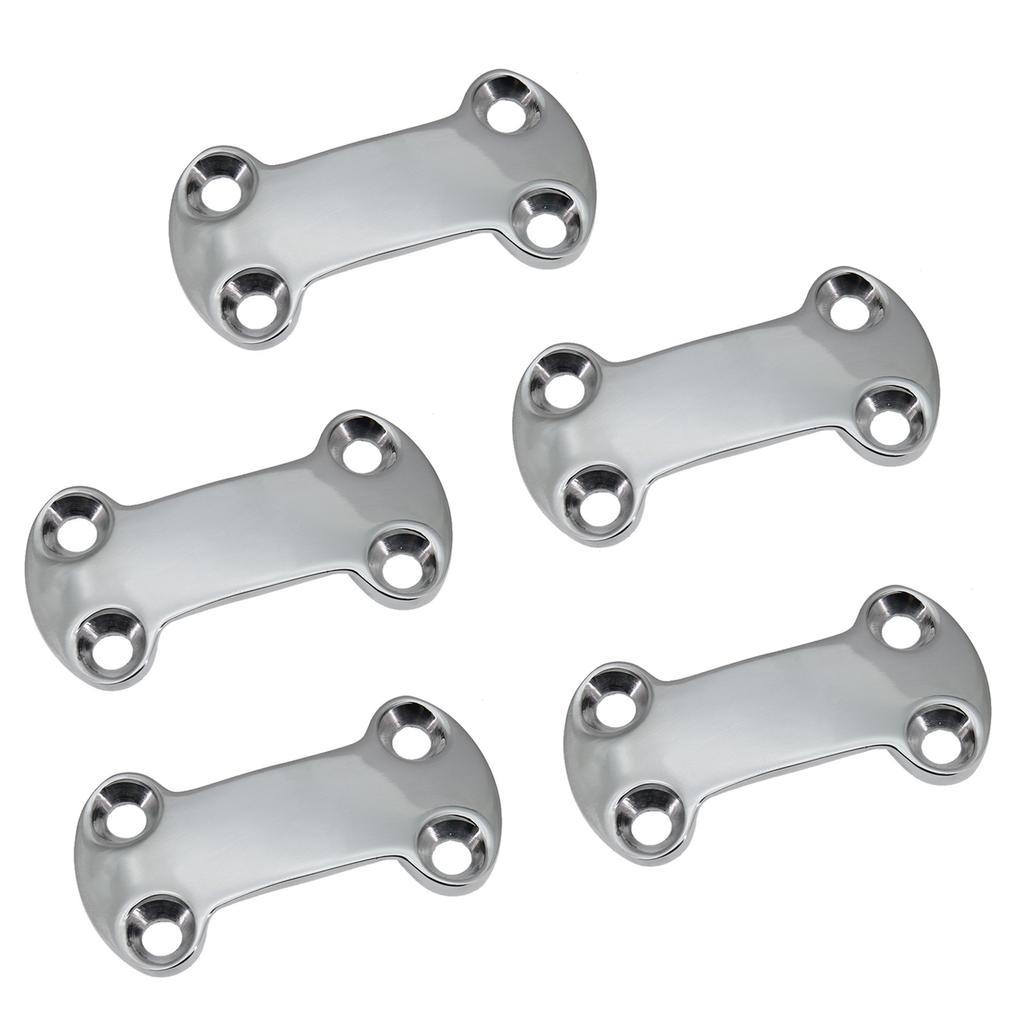 1/2/5PCS Marine Boat Belt Cam Buckle Plate Stainless Steel Durable Strap Fixing Cam Buckle For Sailing Yacht Accessories
