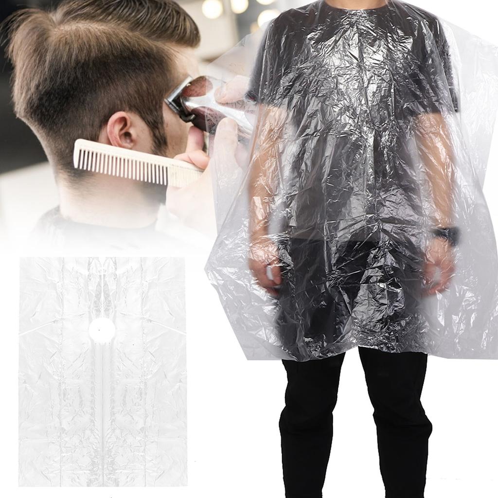 50pcs Disposable Hair Cutting Dyeing Apron Waterproof Hairdressing Gown Cape 92 x 130cm Hair Dyeing Apron Hairdressing Apron