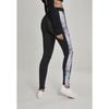Women's Legging - Urban Classic - Striped - Snake Print - Elasticated Waist - Multicoloured Black