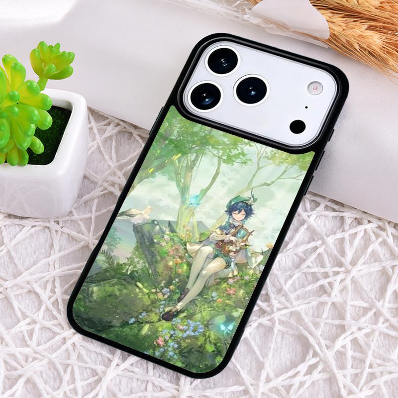 Anime Game Genshin Impact Phone Case for iPhone 17 Air 16 15 11 12 14 13 Pro Max Shockproof Cover