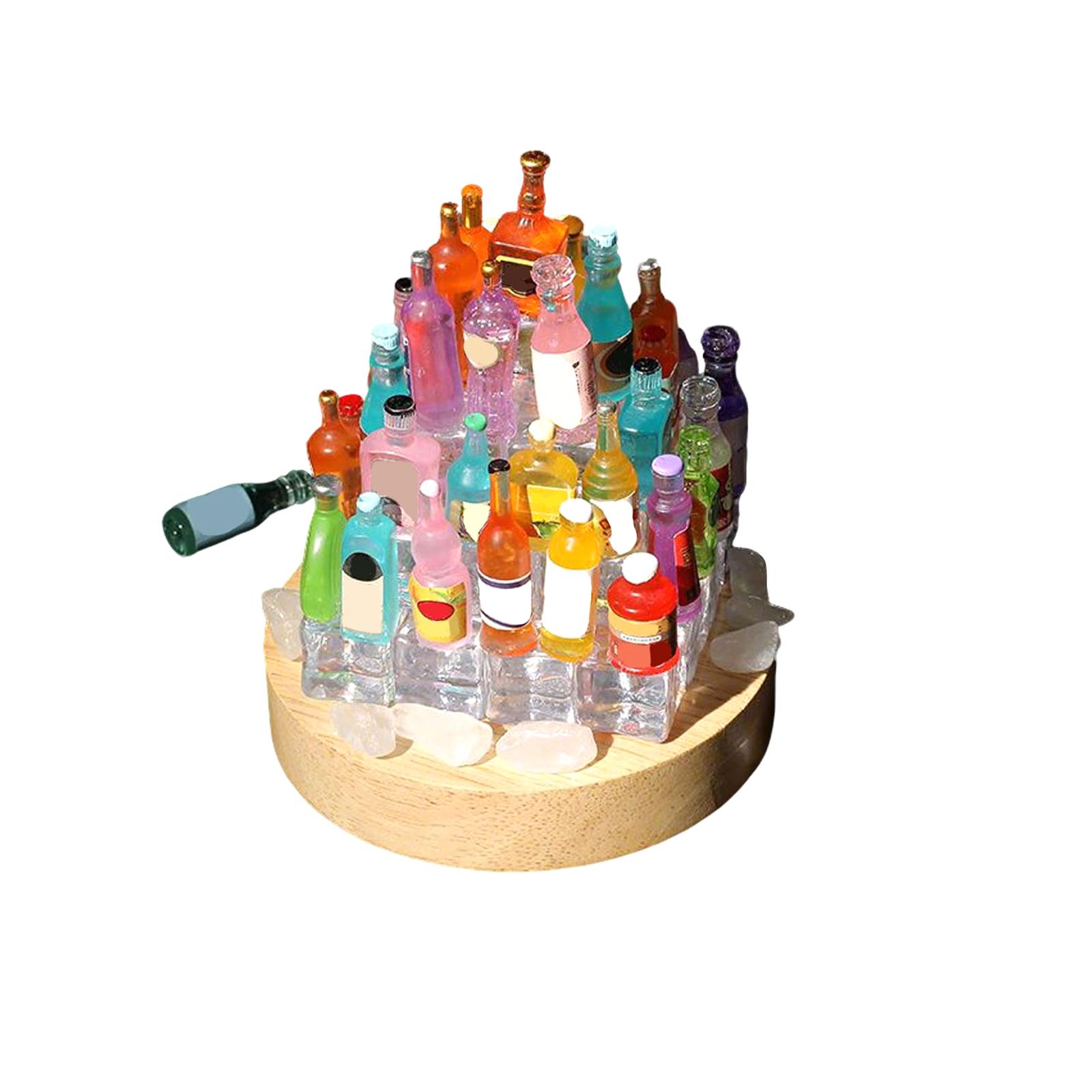 

Сделано вручную DIY Светящийся замок из винных бутылок Ночник Украшения Декоративная лампа One Size