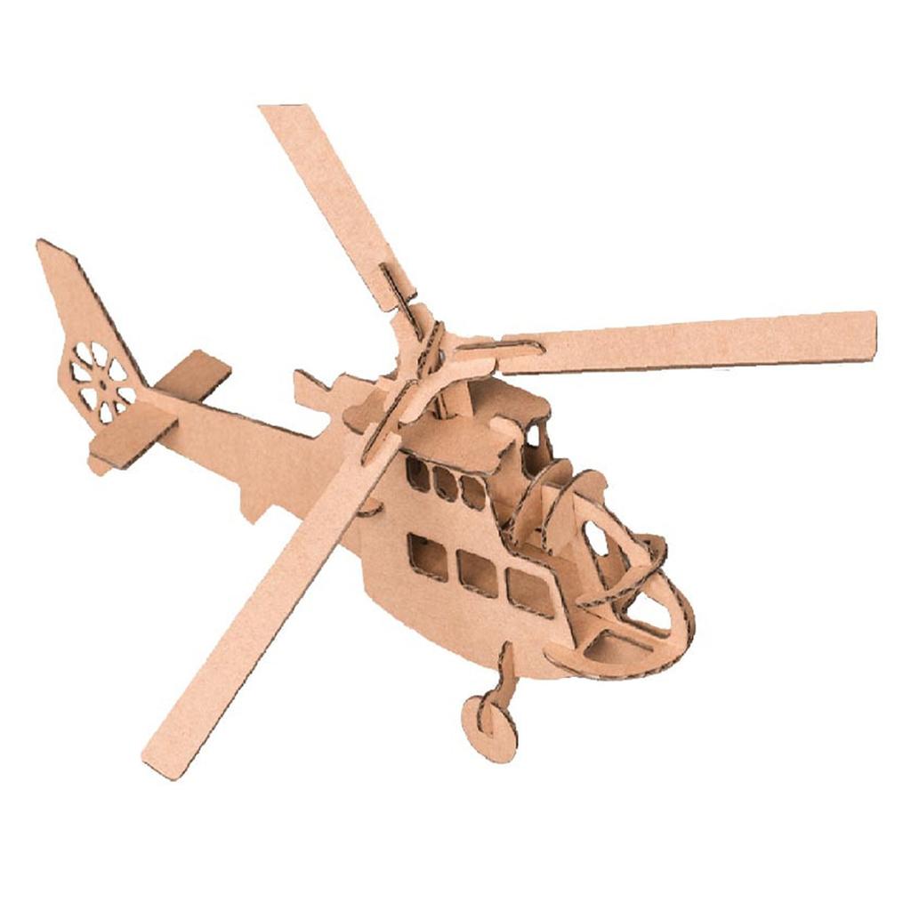Les Trésors De Lily [A2711] - 3D pappfigur 'Helicopter' - brett 30x30 cm