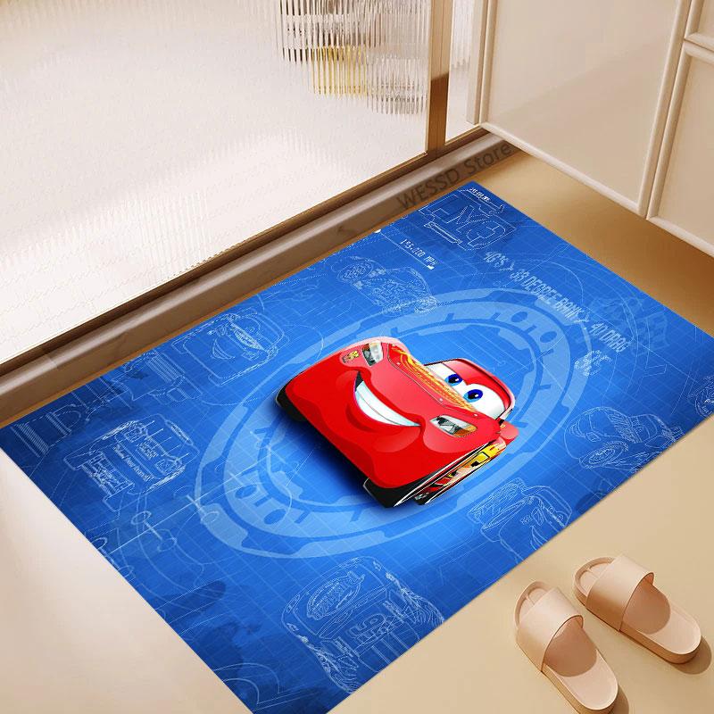 

Cars Water Tank Hot Springs Printed Rug, Suitable for Bedroom and Children s Room Home Décor, Non-slip Mat, Sofa Play Mat. 60x90cm