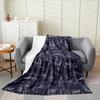 Queen x All Season Galloping Horse Plush Throw Blanket for Sofa Couch Kids Southwestern Geometric Flannel Fleece Farmhouse