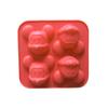 4 Cells Cartoon Mickey Mouse Silicone Soap Cake Mold Kitchen DIY Baking Tool