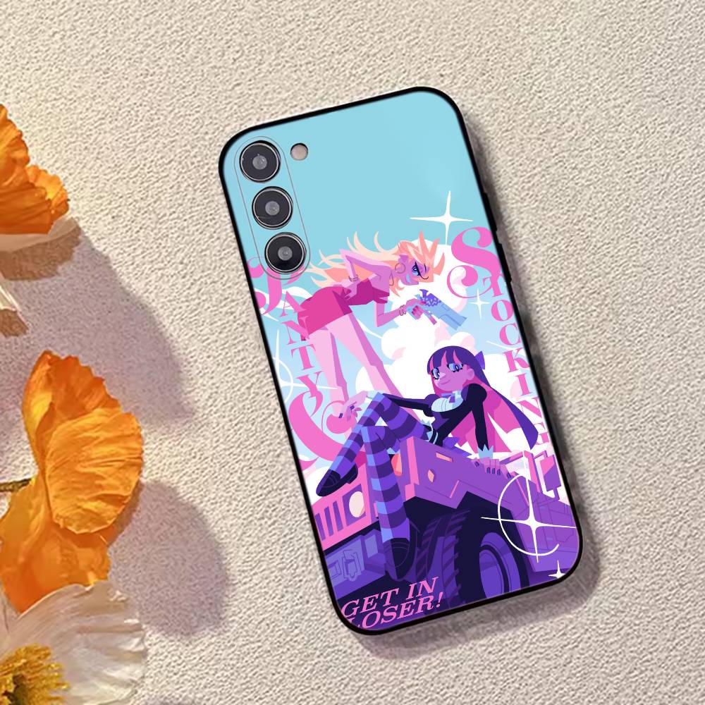 P-Panty Stocking Garterbelt Phone Case For Samsung Galaxy A73,A72,A71,A70,A53,A52,A51,Others Soft Black Cover