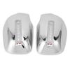 2 Stück Set Seitenspiegelabdeckungen Rückspiegelkappen mit LED-Blinkleuchten ABS Chrom für RD4 RD9 CRV