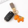 Leather Horse Keychain Year of Horse Chinese New Year Gift Funny Horse Pendant  Year of The Horse