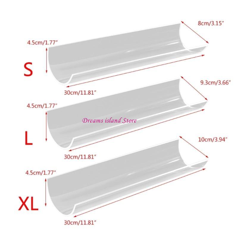 UShape Bread Bakings Molds Acrylic Cake Roll Shaper Long Bar Cake Decorations Molds HX6C