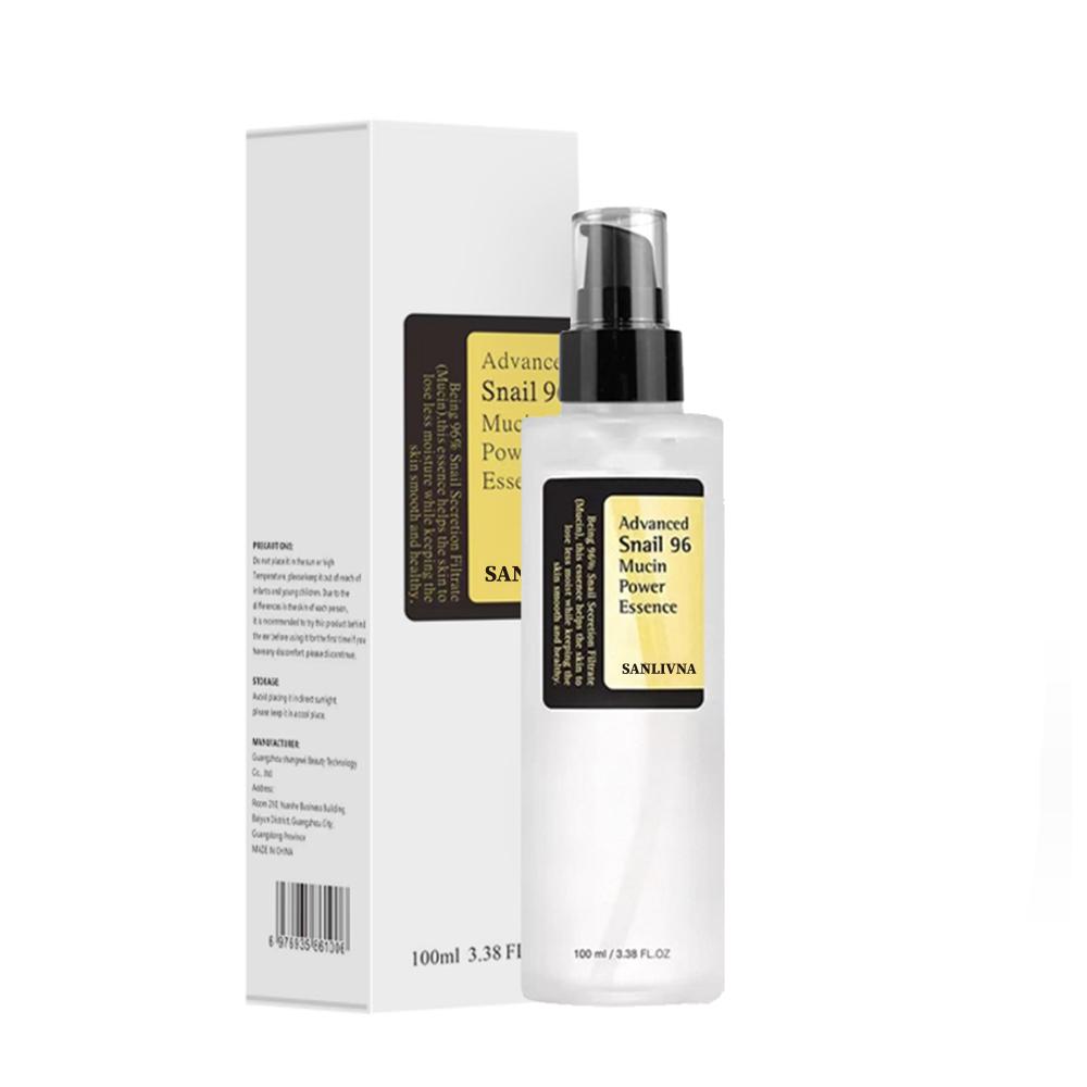 Korean Skincare Snail Mucin 96% Essence 100ml Hydrating Repair Serum for Dull Skin,Facial Brightening Serum Face Care