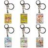 Anime Charizard Keychains Greninja Lapras Flygon Arcanine Scorbunny Ptcg Diy Acrylic Action Toy Figures Game Collection Pendant
