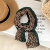 Women's Cotton and Linen Scarf Floral Scarf Splicing Literary and Artistic Fashion Warm Scarf Shawl