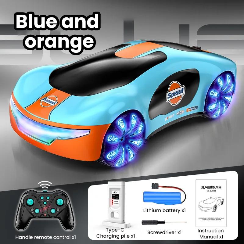 RC Cars Toys for Boys 2.4GHz Remote Control Car with Cool Lights Music Spray Effects Gesture Sensing Drift Racing Gifts for Boys