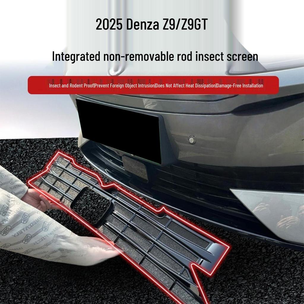 Tengshi Z9GT Front Grille Anti-Insect Net: Snap-On Radiator, Mosquito, and Fluff Protection; No Disassembly Needed
