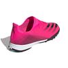 New Adidas X GHOSTED 3 Turf K Wear Resistant Low Top Kids' Soccer Shoes Rose Red Kids' FW6927