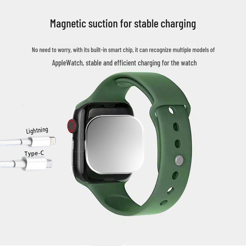 5W Magnetic Wireless Charger for Apple Watch S9/S8/S7/S3/4/SE