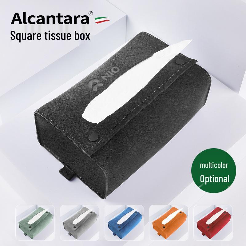 

Alcantara Suede Tissue Box for NIO ET7/ES7/EC7 Car Interior Storage