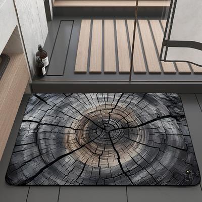 Fußmatte Rutschfest Stabiles Design 3D-Illusions-Teppich Farbecht Anti-Ausfransen Hochabsorbierende Oberfläche Türvorleger Eingangsbereich Wohnzimmer Schlafzimmer Dekor