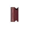 COACH 10 Metal Strawberry Flap Cow Leather Shoulder Crossbody Bag Wallet Mini Women Brown and Red