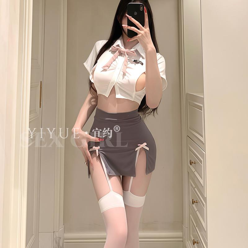 sexy lingerie sexy college hollow secretary cos uniform temptation nightclub role-playing suit