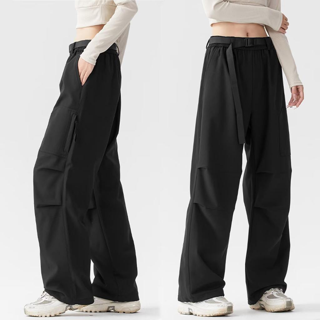 GAUASUIM Cargo Outdoor Long Trekking and Windproof for Fall and Winter Women's Pants, Pants, Pants, Fleece-Lined, Cold-Resistant, Waterproof,