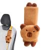 Süßes Capybara Auto Kissen Auto Kopfstütze und Sicherheitsgurt Schulterpolster Capybara Plüschtier Auto Kissen Und Schultergurt für Autos LKW